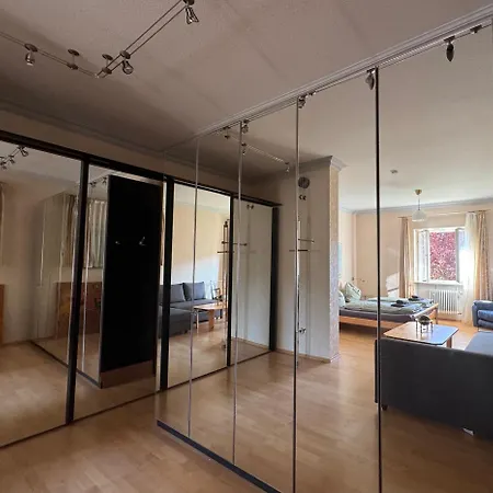 Daire Lautertal Panorama-suite - Kingsize-bett & Badewanne & Dusche - Raucherbereich Vor Ueberdachten Terrasse - Rosengarten - Parkplaetze 15m Entfernt- Naturschutzgebiet Vor Haustuere - Sehr Ruhige Gegend - Self-checkin - 45qm2